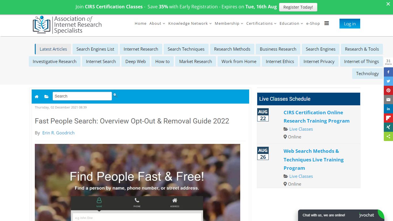 FastPeopleSearch: Overview Opt-Out & Removal Guide 2021